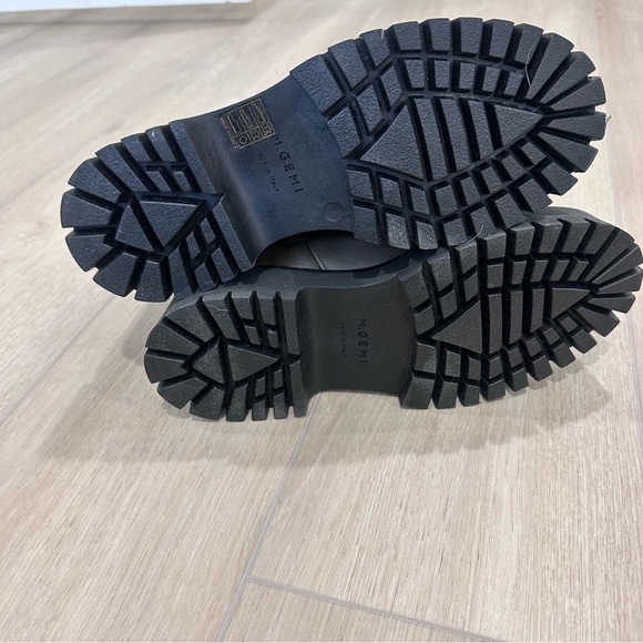 M.GEMI The Benedetta boots brown side zip chunky sole size 37.5 US 7 - Picture 7 of 9